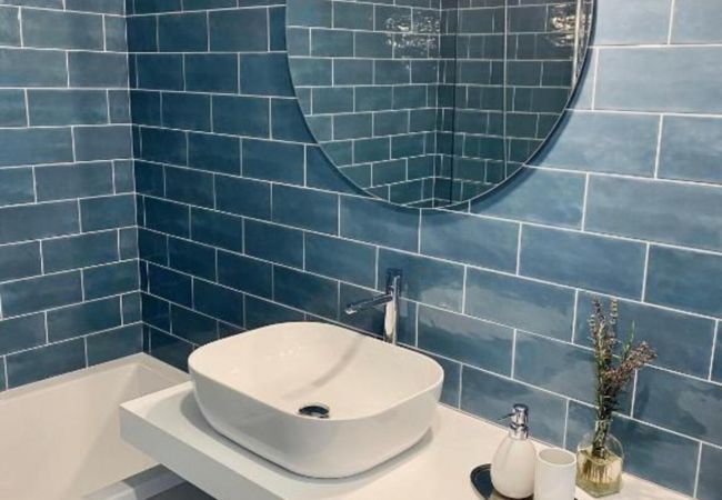 Casa de banho moderno alojamento de férias  Casa de Banho Casa Férias Montanha