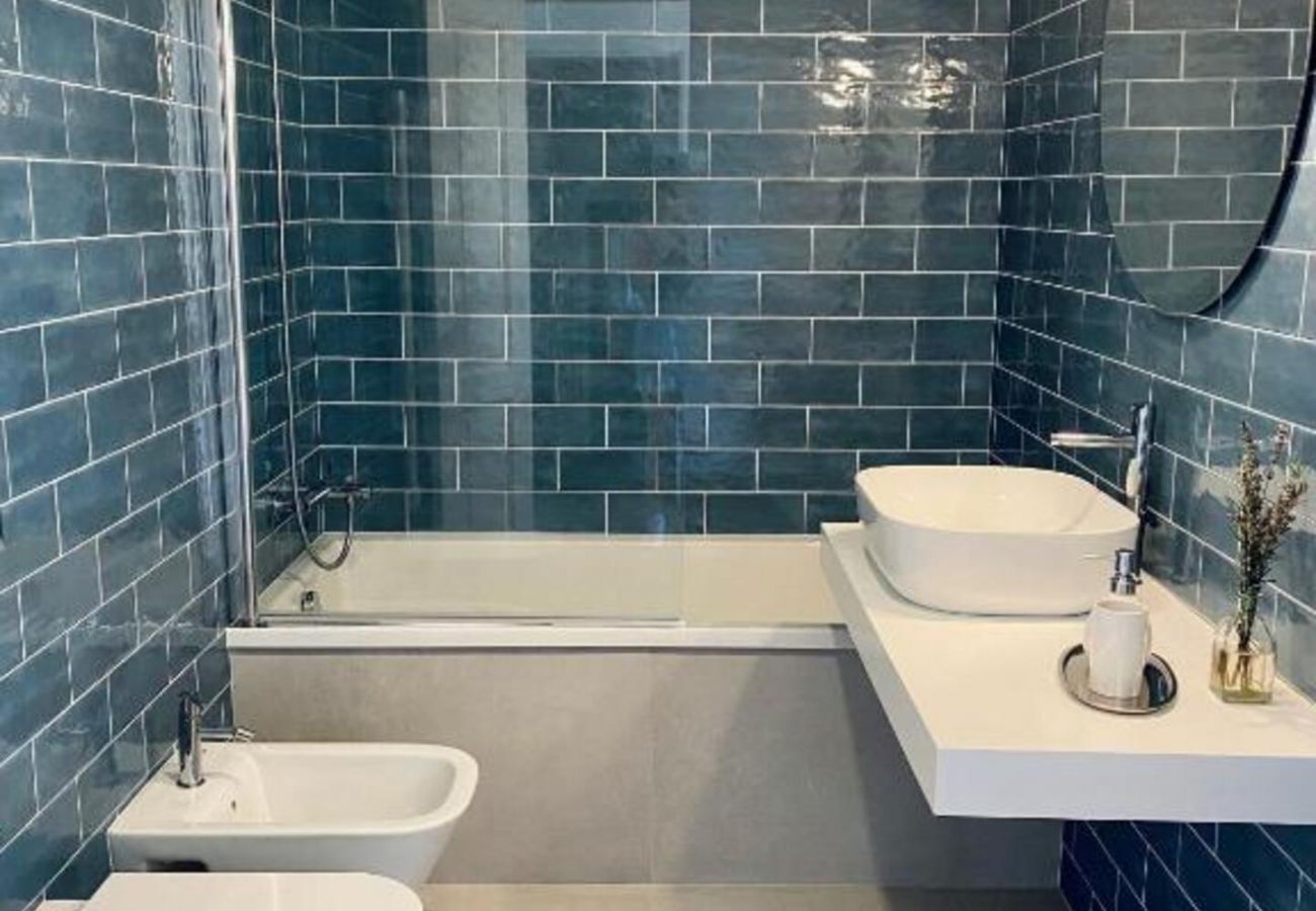 Casa de banho moderna em alojamento de natureza Casa de Banho Moderna Alojamento Rural Férias