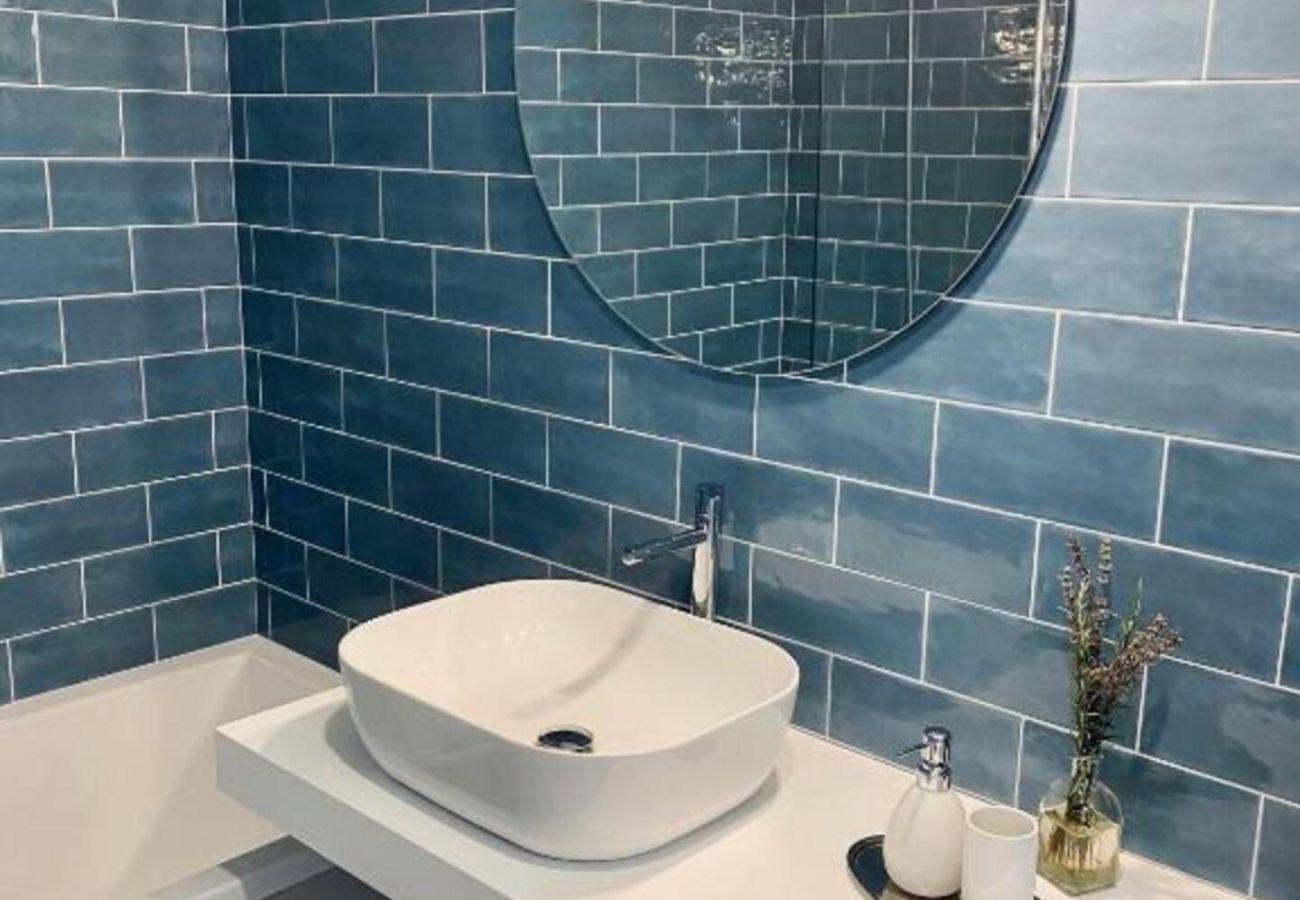 Casa de banho moderno alojamento de férias  Casa de Banho Casa Férias Montanha