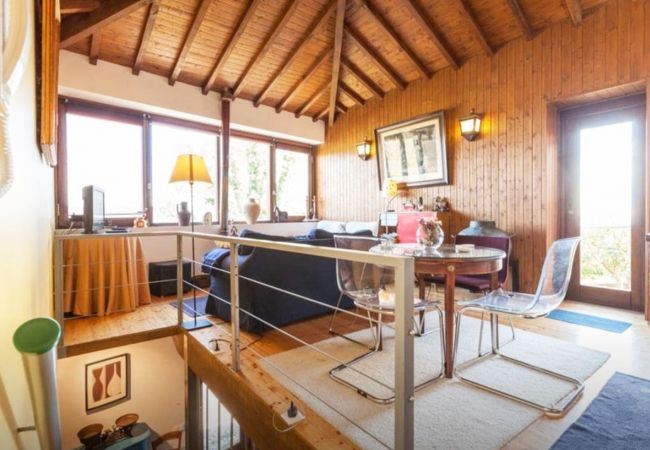 Holiday home with living room with rustic decor in Gerês Gerês Nature holiday home